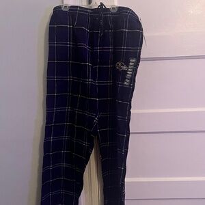 Ravens: NFL Flannel Pajama Pants: Men’s Large